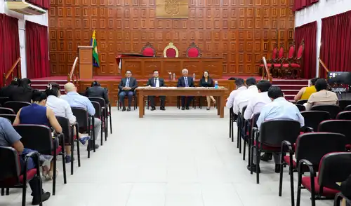 Postulantes a jueces supernumerarios rindieron examen de conocimientos en Tumbes. Foto: difusión. corte-de-tumbes