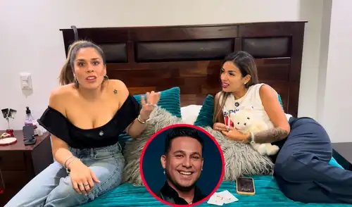 Shirley Arica le contó a Luciana Roy que solo hubo un beso con Jonathan Rojas, el padre de su hijo. Fotos: capturas/Youtube Luciana Roy encara a Shirley Arica por besarse con su expareja Jonathan Rojas: ¿Te lo chapaste o no te lo chapaste?”
