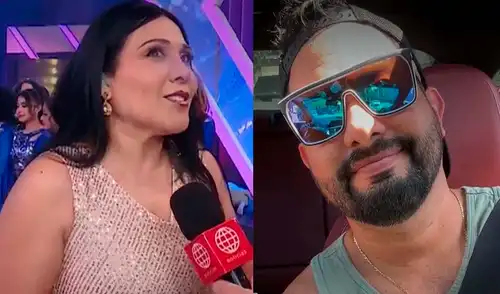 Tula Rodríguez descartó volver con Gino Babieri, su expareja. Foto: Composición LR/Captura/América TV Tula Rodríguez descartó volver con Gino Babieri, su expareja.