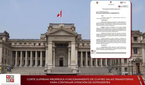 Corte Suprema prorroga funcionamiento de cuatro Salas Transitorias. Foto: difusión. corte-de-lambayeque