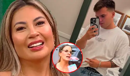 Pamela López aseguró que Derek Baigorria la contactó con intenciones más allá de lo laboral. Foto: Composición LR/Captura/YouTube/Instagram Pamela López aseguró que Derek Baigorria la contactó con intenciones más allá de lo laboral.
