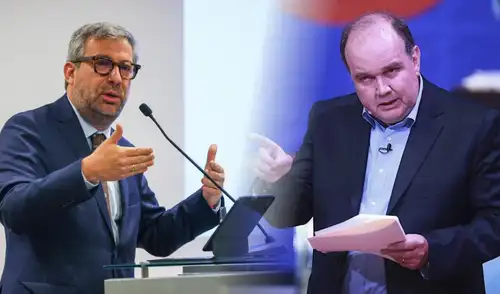 López Aliaga usa su cierre de campaña para amenazar a Piero Corvetto: “No voy a parar hasta meterlo en la cárcel”