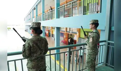 Policías y militares garantizarán la jornada electoras este domingo.
