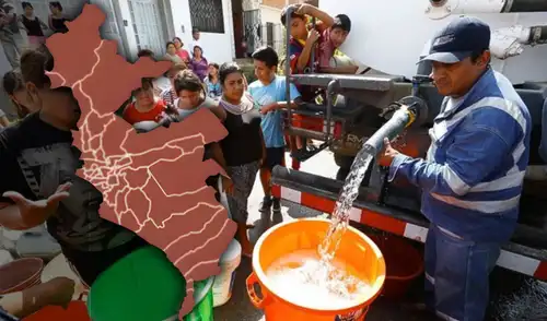 Conoce los distritos donde se cortará el servicio de corte de agua este lunes 5 de octubre.
