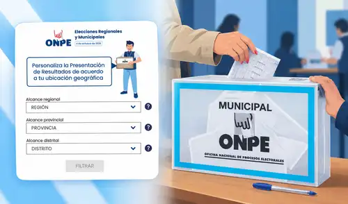 La ONPE activó su plataforma para consultar los resultados de las Elecciones Regionales y Municipales 2026, que se llevaron a cabo el 4 de octubre. Resultados Elecciones 2026: ONPE habilita link oficial para seguir el conteo de votos EN VIVO