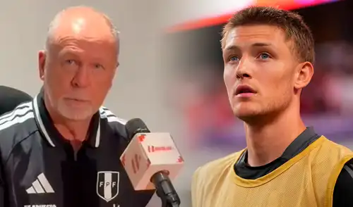 Oliver Sonne fue uno de los más cuestionados luego de la derrota ante Canadá. Foto: composición LR/Bicolor+/AFP Mano Menezes sobre desconvocatoria de Oliver Sonne
