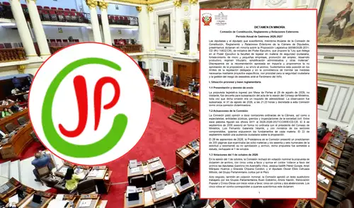Juntos por el Perú presente dictamen en minoría que reitera el archivo de la delegación de facultades al Ejecutivo. Juntos por el Perú presente dictamen en minoría que reitera el archivo de la delegación de facultades al Ejecutivo.