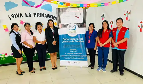 Corte de Tumbes visitó el CAR Medalla Milagrosa de Zarumilla. Foto: difusión. corte-de-tumbes