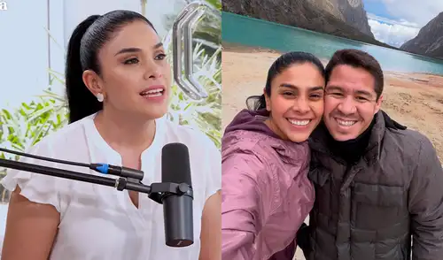 Maricarmen Marín se mostró vulnerable en una entrevista con Magaly Medina, donde recordó la muerte de su madre y compartió detalles sobre su relación con Sebastián Martins. Fotos: Youtube/Instagram. Maricarmen Marín sorprende al revelar que su pareja Sebastián Martins le pidió la mano hace 9 años y siguen sin planes de matrimonio: “Ya caducó”