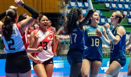 Perú y Brasil juegan en Maracaibo por el pase a la final. Foto: composición LR/FPV/CBV Vóley Perú vs Brasil EN VIVO HOY