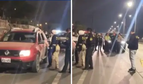 Persecución policial tras robo de vehículo San Juan de Miraflores