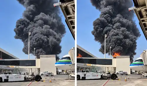 El ataque al aeropuerto Rey Khalid causó víctimas de varias nacionalidades y obligó a suspender los vuelos