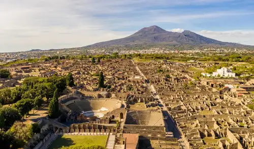 Una nueva exposición da vida a la historia de Pompeya gracias a sus proyecciones interactivas de realidad virtual. Foto: iStock Una nueva exposición da vida a la historia de Pompeya gracias a sus proyecciones interactivas de realidad virtual. Foto: iStock