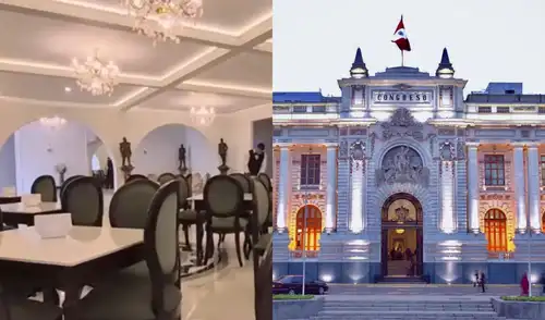 Congreso del Perú remodeló sus comedores | Composición: LR. Congreso del Perú remodeló sus comedores