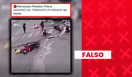 El video corresponde a un sismo ocurrido en Venezuela.