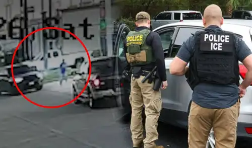 Imágenes revelaron que agente del ICE atropello a hombre en Texas. ICE Texas