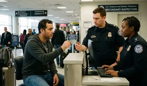 Extranjeros con green card detenidos aeropuertos