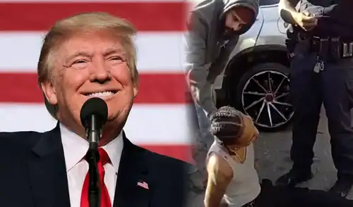Donald Trump es criticado por alabar una violenta detención del ICE. detención del ICE, Donald Trump