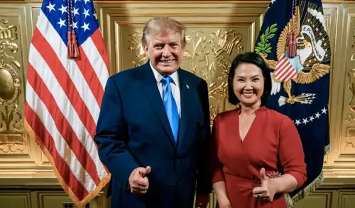Keiko Fujimori sostuvo reunión con Donald Trump