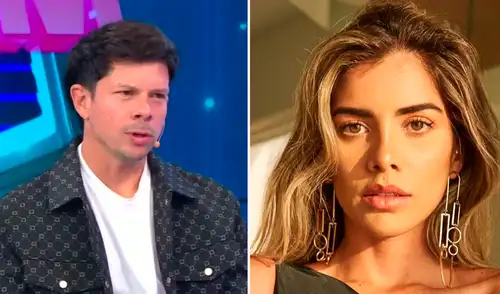 Korina Rivadeneira cumplió reto televisivo en vivo. Foto: Composición LR/Instagram. Korina Rivadeneira cumplió reto televisivo en vivo.