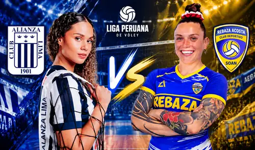 Alianza Lima y Rebaza Acosta se enfrentan en la Liga Peruana de Vóley. Foto: composición LR/ChatGPT Alianza Lima y Rebaza Acosta se enfrentan en la Liga Peruana de Vóley. Foto: composición LR/ChatGPT