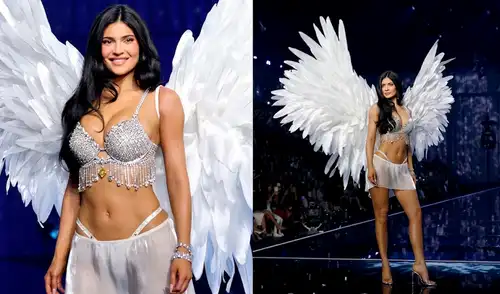 Kylie Jenner se robó el show durante el último desfile de Victoria’s Secret. Composición LR. Instagram Kylie Jenner se robó el show durante el último desfile de Victoria’s Secret.