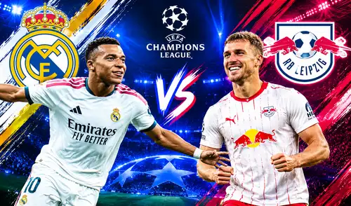 Real Madrid y RB Leipzig se enfrentan en la Champions League. Foto: composición LR/ChatGPT