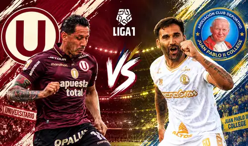Universitario y Juan Pablo II se enfrentan en el estadio Monumental. Foto: composición LR/ChatGPT Universitario y Juan Pablo II se enfrentan en el estadio Monumental. Foto: composición LR/ChatGPT