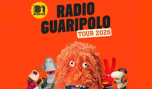 El show de 31 Minutos se realizará en el Anfiteatro del Parque de la Exposición.