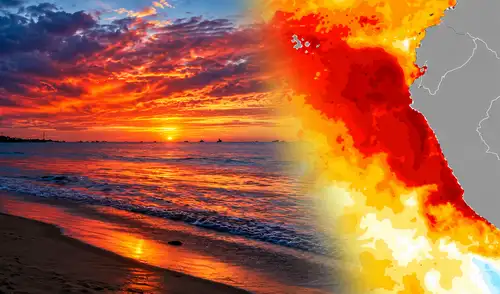 El Servicio Nacional de Meteorología e Hidrología del Perú (Senamhi) informa que El Niño extraordinario se mantendrá durante tres meses, afectando el clima regional. Mar a 27°C y categoría extraordinaria: Senamhi revela el mapa del 'Mega Niño' para los próximos 3 meses