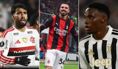 Flamengo, AC Milan y Juventus juegan hoy en sus repectivos torneos. Foto: Brasileirao/Serie A/composición LR