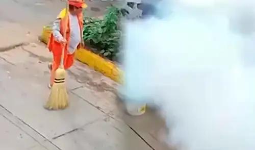 La trabajadora no sufrió lesiones físicas tras la explosión del artefacto. La trabajadora no sufrió lesiones físicas tras la explosión del artefacto.