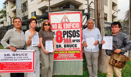 Los vecinos de Santiago de Surco piden llegar a un diálogo con la municipalidad.