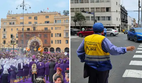 Cierres y desvíos por cuarta salida del Señor los Milagros Señor de los Milagros