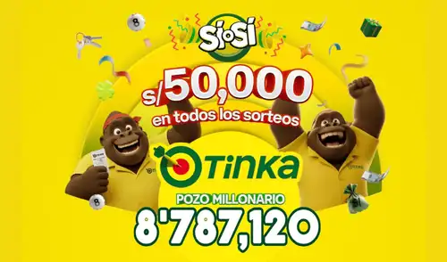 Este domingo de octubre, Intralot realizará el esperado sorteo de La Tinka con un pozo de S/8.787.120, donde los jugadores podrán aspirar al premio mayor. Resultados de La Tinka del domingo 25 de octubre: números ganadores, premios del Pozo Millonario, boliyapa, S/50.000 y más