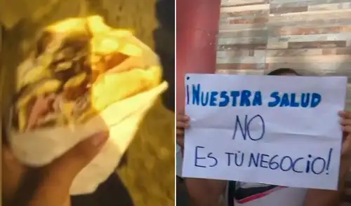 Familiares denuncian falta de higiene en el restaurante
