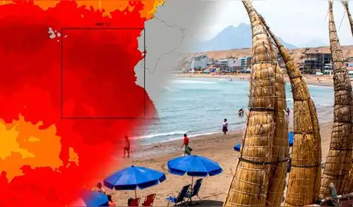 No ocurría desde 1948: Trujillo rompe récord histórico de calor para octubre y el mar arde a 9°C sobre lo habitual