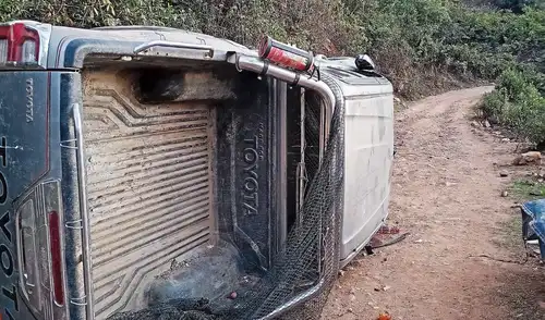 La violencia azota nuevamente La Libertad con el asesinato del teniente gobernador Adelmo Gilmer Vera Paredes, quien fue atacado a balazos en Lucma. El crimen ocurrió en Cerro Blanco mientras se desplazaba en su camioneta. La violencia azota nuevamente La Libertad con el asesinato del teniente gobernador Adelmo Gilmer Vera Paredes, quien fue atacado a balazos en Lucma. El crimen ocurrió en Cerro Blanco mientras se desplazaba en su camioneta.