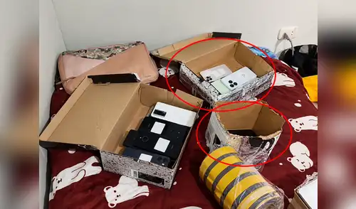 Los blindaban en cajas de aluminio para burlar el GPS: hallan 231 celulares robados y captura a tres presuntos miembros de red criminal en búnker de El Agustino