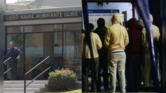 Caso Liceo Naval:  PJ ordena 4 meses de internamiento preventivo contra 6 escolares por presunto abuso