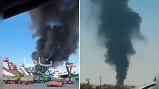 Se reporta incendio en el depósito de la petrolera estatal de Arabia Saudita cerca del aeropuerto internacional de Riad