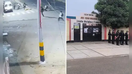 Trujillo: menor de 14 años queda gravemente herido tras pelea entre escolares a la salida del colegio