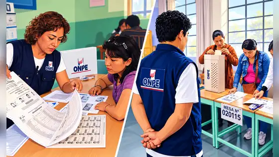 Miembros de mesa recibirán S/165: modalidades de pago, registro en ONPE y cobro en Banco de la Nación