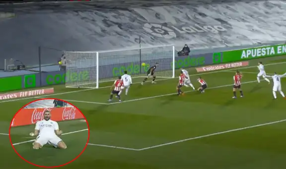 Doblete de Karim Benzema en el Real Madrid vs Athletic Bilbao