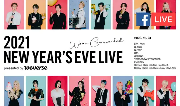 2021 NYEL EN VIVO: horarios y dónde ver ONLINE el concierto con BTS