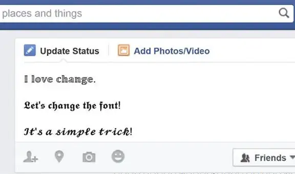 Facebook: así podrás cambiar el tipo de letra cuando hagas comentarios