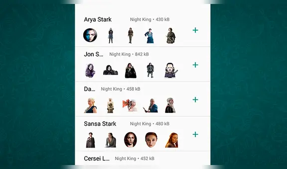 WhatsApp: Game of Thrones tiene stickers y así puedes conseguirlos [VIDEO]