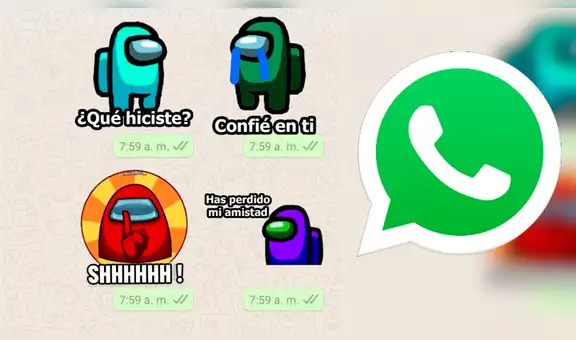 WhatsApp: ¿cómo conseguir los stickers de Among Us en tu teléfono? Aquí podrás encontrarlos [FOTOS]