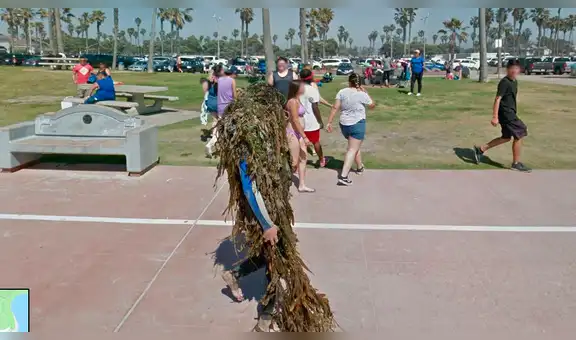 Google Maps capta aterrador 'Monstruo de algas' que aterra a bañistas en playa de EEUU [FOTOS]