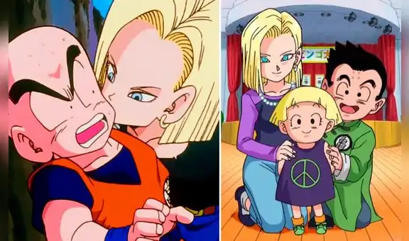 Dragon Ball: Androide 18 tuvo una niña con Krillin  ¿cómo quedó embarazada? [VIDEO]